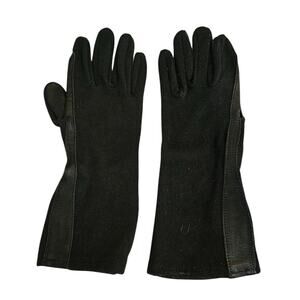 Nomex Summer Flight Gloves Size 9 Flyer's Fire Resistant Mil-Spec Black